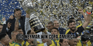 Did Neymar Win Copa America