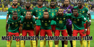 Most Appearances for Cameroon National Team