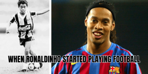 When Ronaldinho Started Playing Football